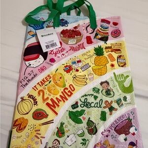 Foodland Over the Rsinbow Colorful Graphic Tote Bag